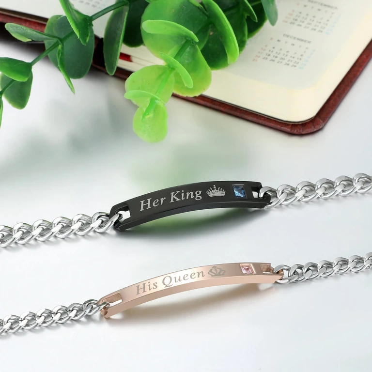 Par narukvica pogodan za Valentinovo ili obljetnice