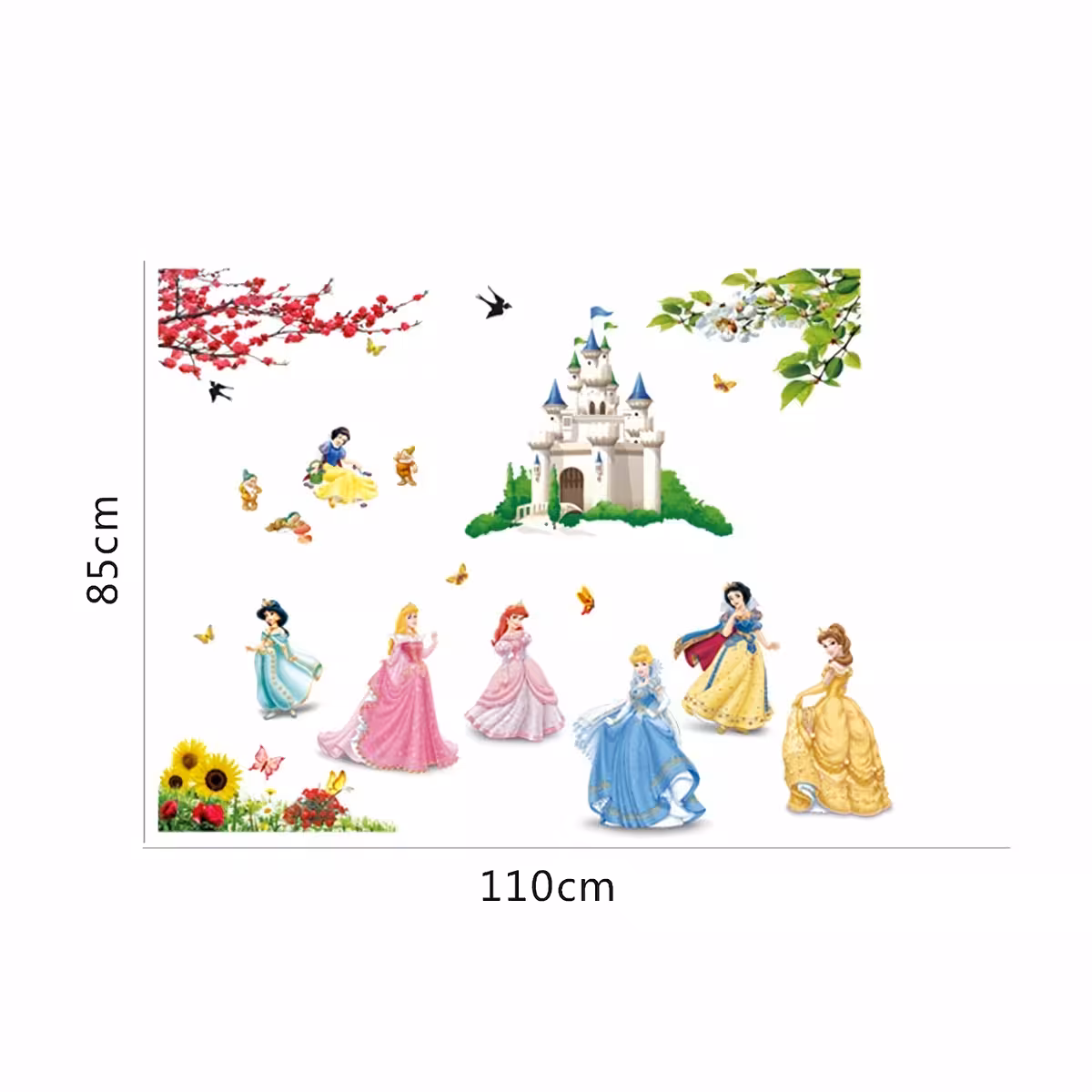 Autocolant s bajkovitom temom i Disney likovima