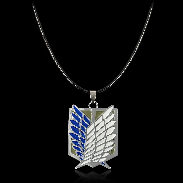 Medaljon Wings of Freedom – Attack on Titan Privjesak sa simbolom Krila slobode iz animea Attack on Titan