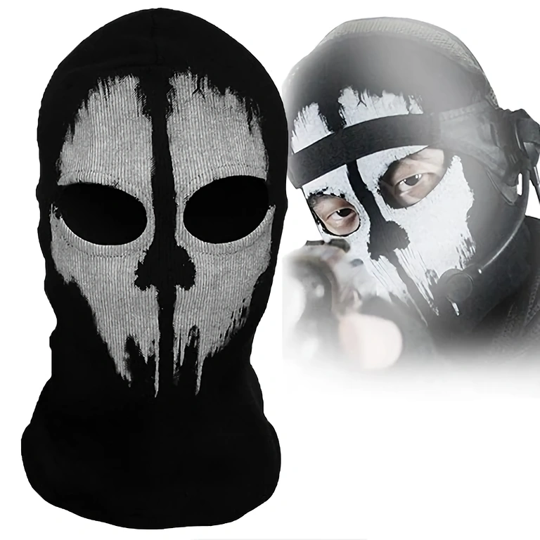 Personalizirana Call of Duty Ghosts maska za outdoor aktivnosti, paintball, airsoft i sport