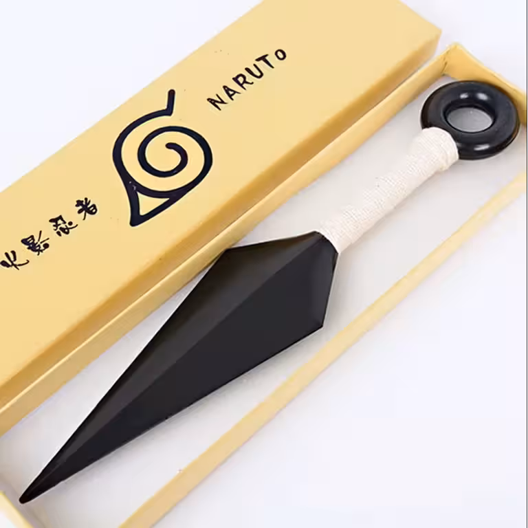 Ninja Kunai nož Naruto – ABS plastična replika 1:1 za anime fanove
