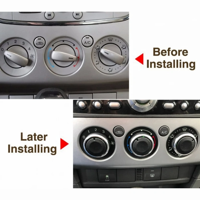 Komponente konzole AC na ploči Ford Set tipki ploče klimatronik / AC – razna kompatibilnost