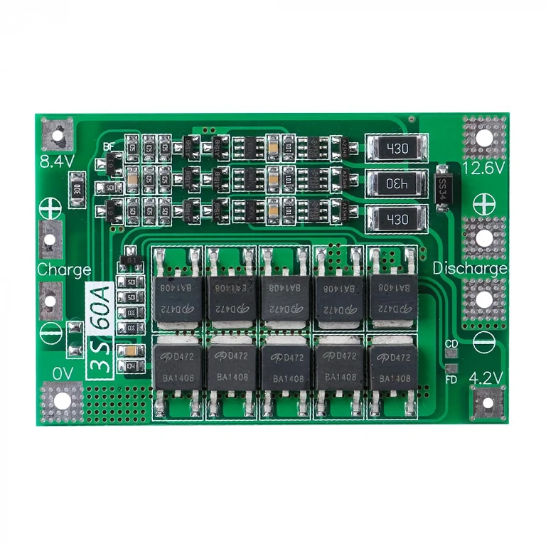 Elektronička ploča s BMS-om za zaštitu i balansiranje baterija