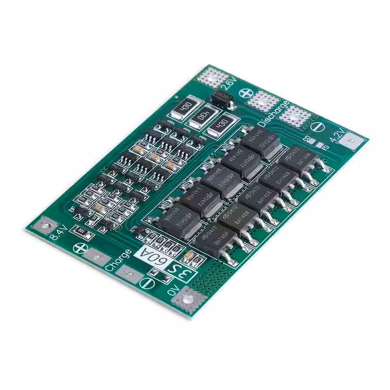 BMS modul 3S 60A za 18650 Li-Ion baterije – zaštita punjenja, pražnjenja i balansiranja