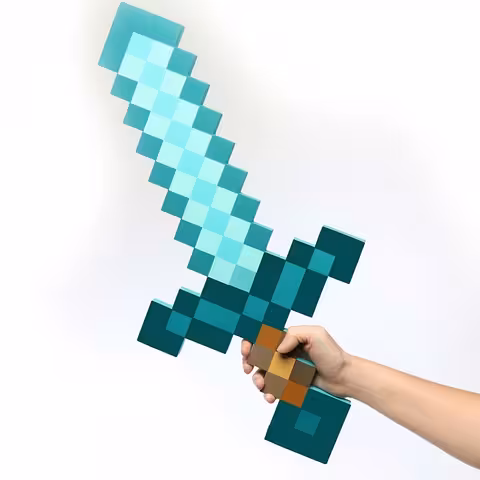 Minecraft dijamantni mač – igračka od EVA pjene, lagana, idealna za djecu i cosplay