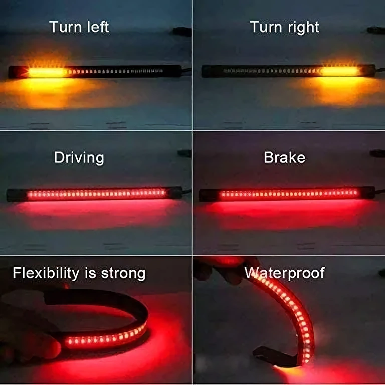 LED traka s 48 LED-ica za stop i signalizaciju Kombinirano svjetlo kočnice i signalizacije na fleksibilnoj traci