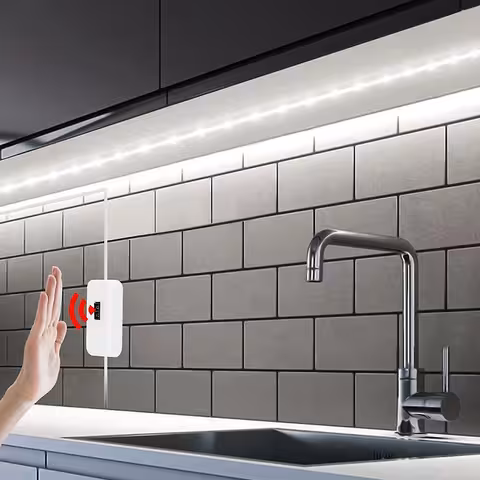 LED traka hladno bijela 3m s USB 5V senzorom pokreta za kuhinju i kupaonicu
