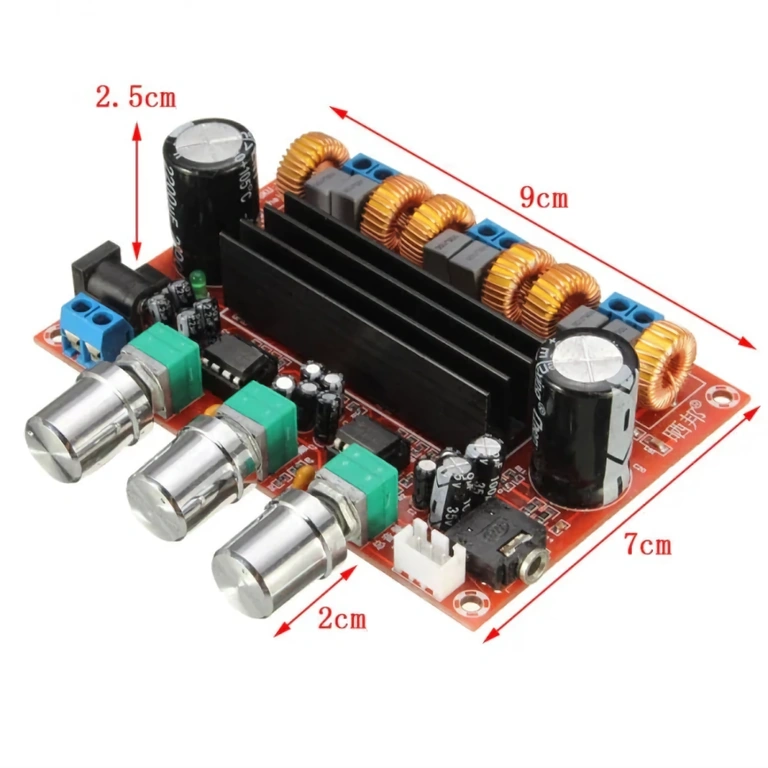 Prikaz tipki za glasnoću i ton na XH-M139 modulu