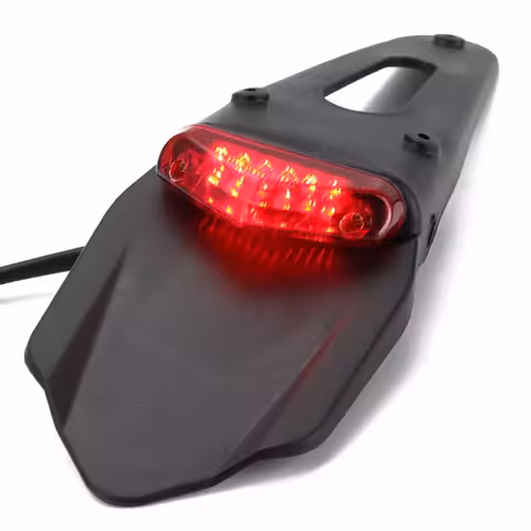 Stražnji blatobran moto s LED lampom – rep blatobrana Enduro, Motocross, Off-Road