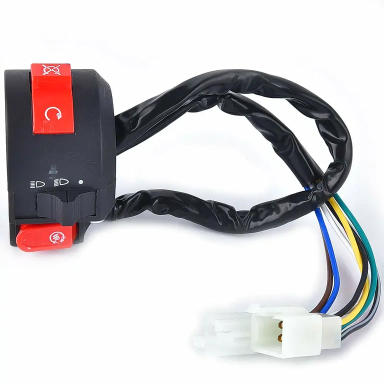 ATV lijevi prekidač sa funkcijama svjetla, kratki/dugi snop i ručni šok