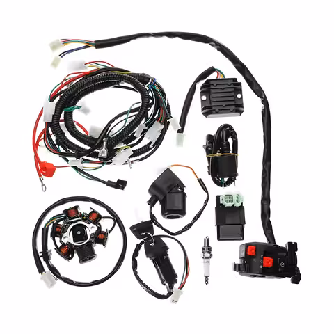 Kompletna električna instalacija ATV Cross GY6 125cc / 150cc – kit kablovi + komponente paljenja