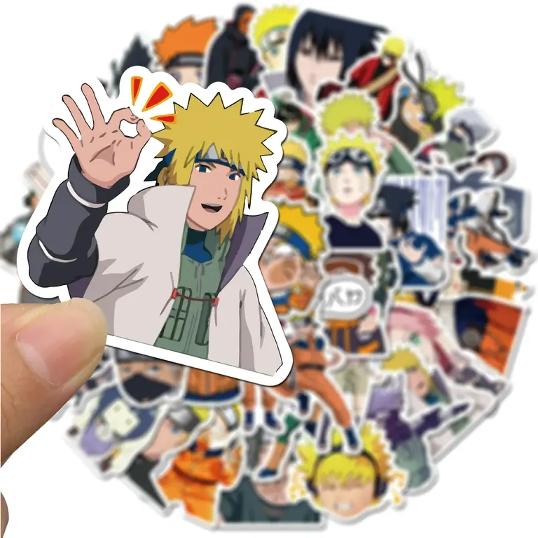 Smiješni samoljepljivi naljepnici s likovima iz Naruto Shippuden