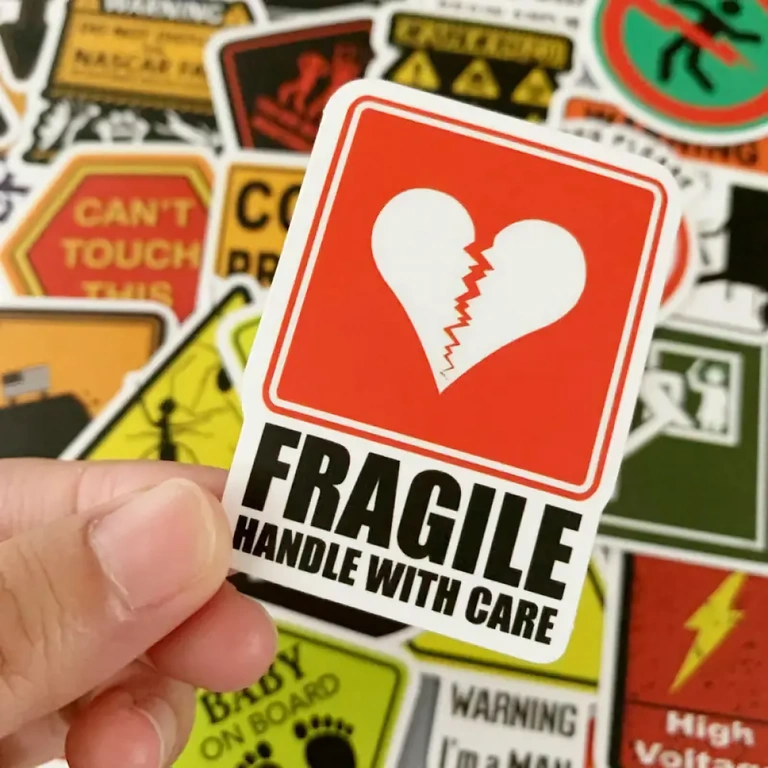 Otporni samoljepljivi smiješni naljepnici