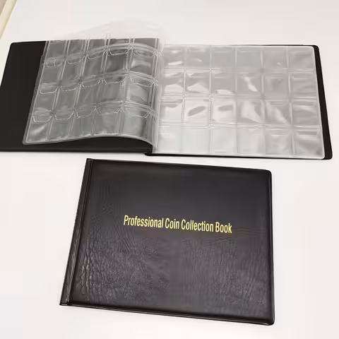 Album klasor za kolekcionare kovanica – kapacitet 240 numizmatičkih kovanica
