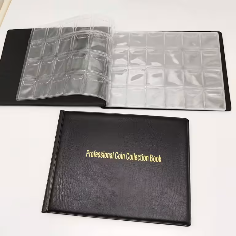 Album klasor za kolekcionare kovanica – kapacitet 240 numizmatičkih kovanica