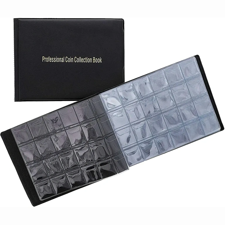 Plastični album za kolekcionarske novčiće Album od ekološkog OPP materijala, štiti kovanice