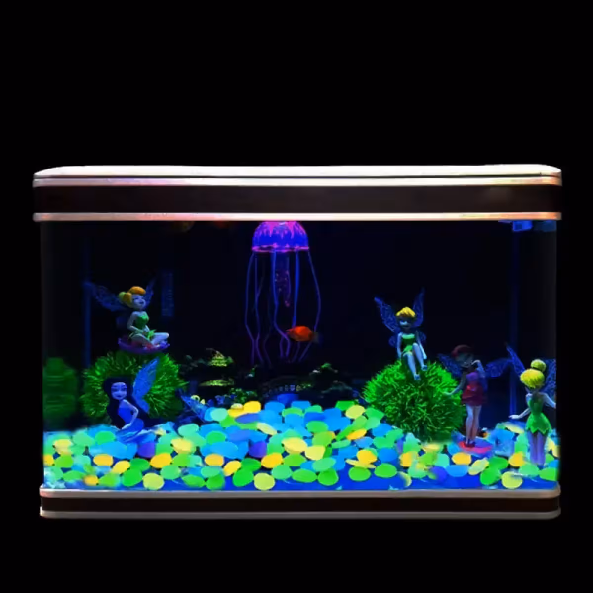 Fosforescentni dekorativni kamenčići za akvarije