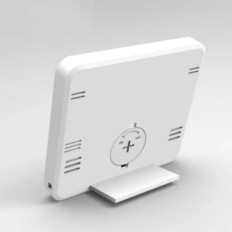 Digitalni termometar i higrometar s kompaktim dizajnom i bijelom bojom