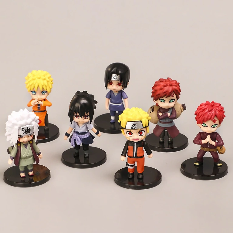 Pakiranje 12 Naruto Shippuden figurica u kutiji – idealno za poklon ili kolekciju