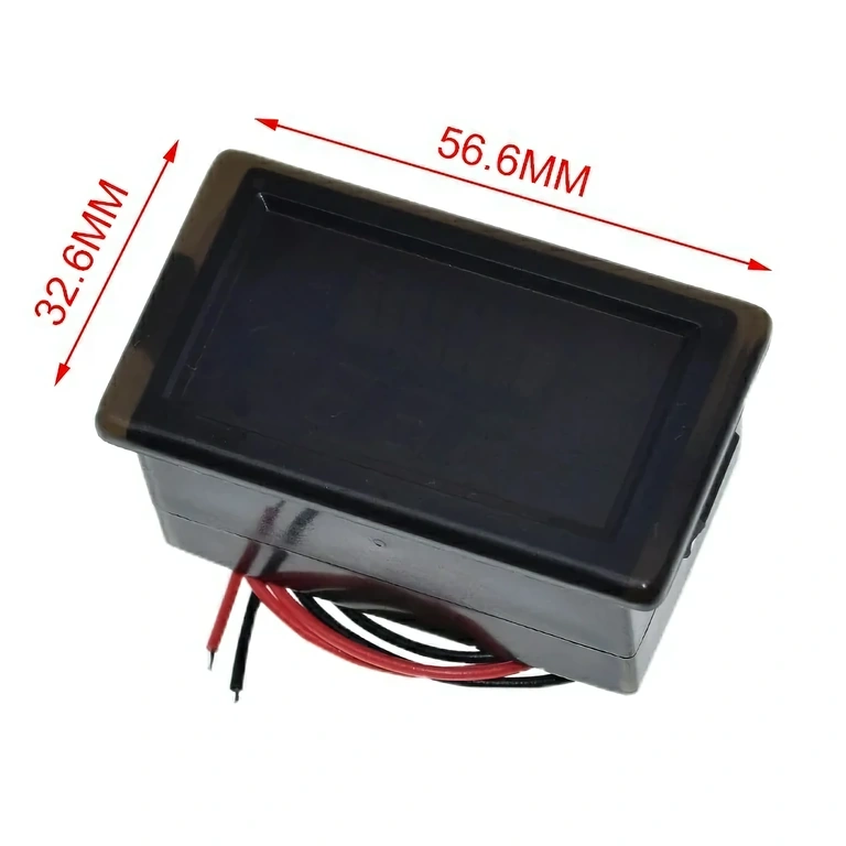 Vodootporni voltmetar za baterije 12V-72V Auto, moto, bicikl, romobil indikator napona – vodootporan i kompaktan