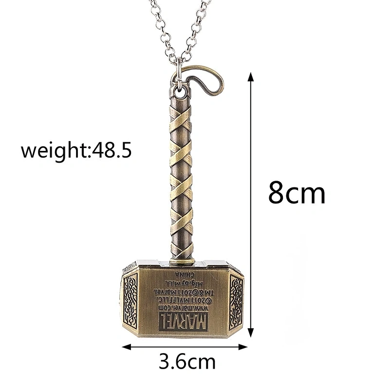 Čekić Thora – Marvel merchandise Marvel promotivni proizvod – privjesak Thorov čekić