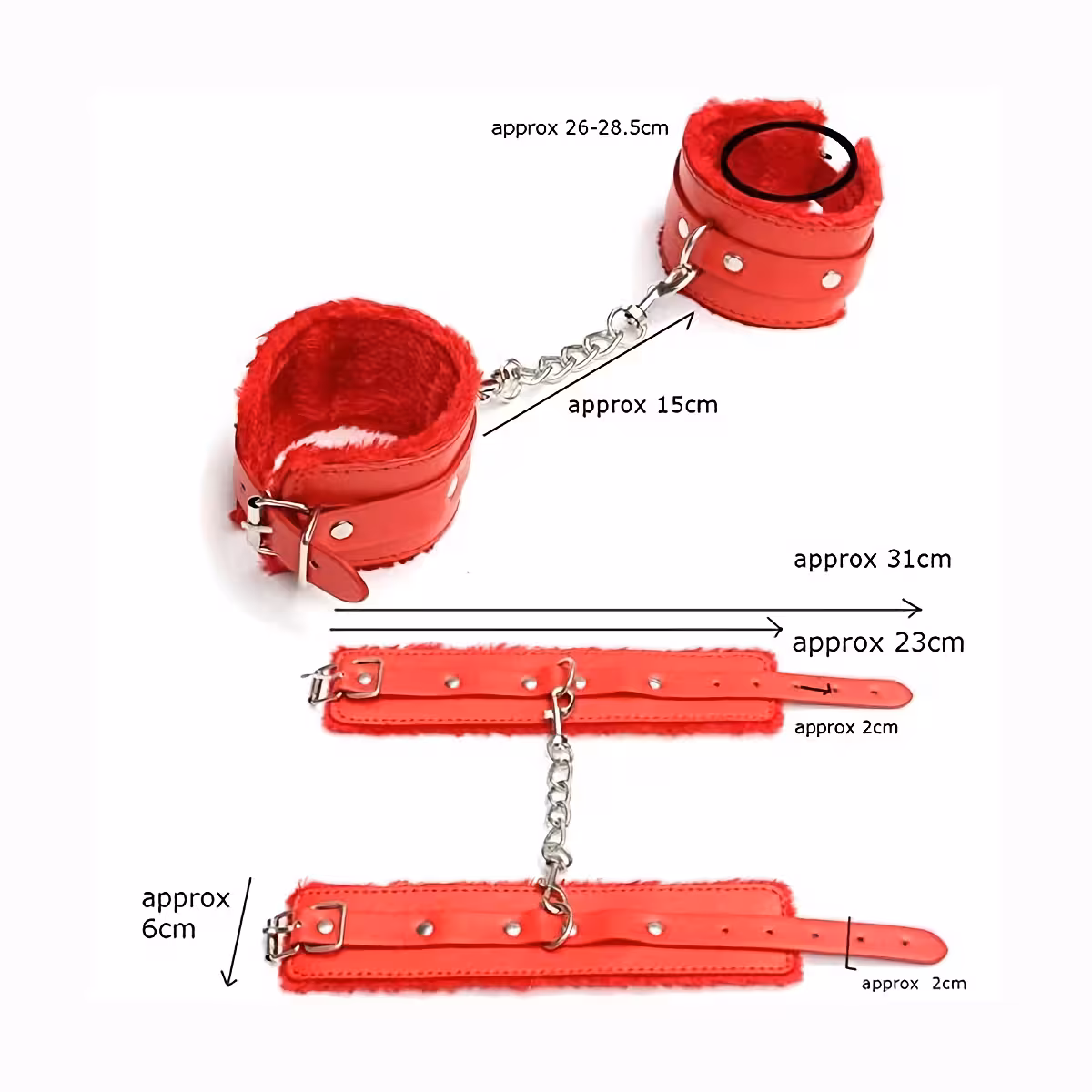 Lisice s podesivim sustavom pričvršćivanja, pogodne za različita zapešća