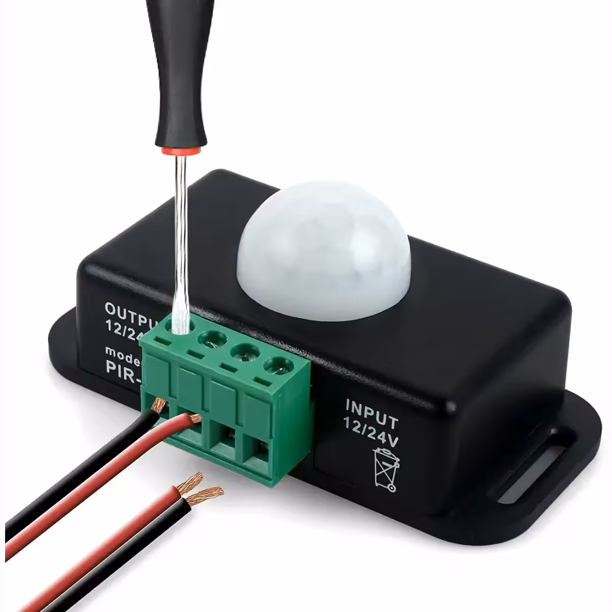 PIR infracrveni senzor za detekciju pokreta, kompatibilan 12-24V, automatski prekidač za rasvjetu