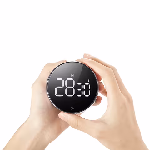 Digitalni kuhinjski timer s LED alarmom – Profesionalni brojač vremena s magnetom i velikim zaslonom