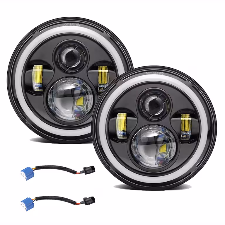Okruglo LED svjetlo 7 inča za Jeep Wrangler, Suzuki Samurai, Nissan Patrol – Snažna auto i moto rasvjeta