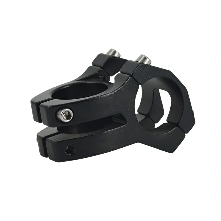 Sportska kratka slavina za MTB bicikl, 31,8 mm, crna, od laganog i izdržljivog aluminija