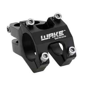 Kratka lulica volana za MTB bicikl – WAKE 31.8 mm aluminij, crna