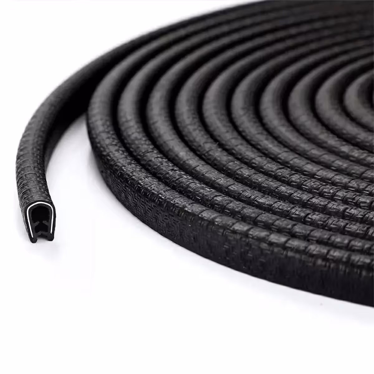 Crna gumena zaštitna traka za vrata automobila