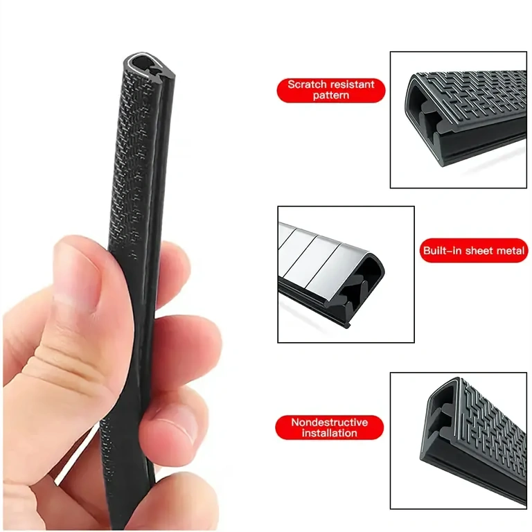 Gumena brtva s metalnom umetkom Brtva s metalnim umetkom za zaštitu vrata automobila