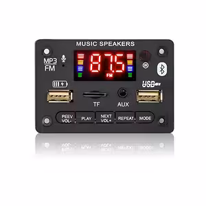 Bluetooth audio modul 5.0 s FM radiom, MP3 i stereo pojačalom 2x40W 5V/12V