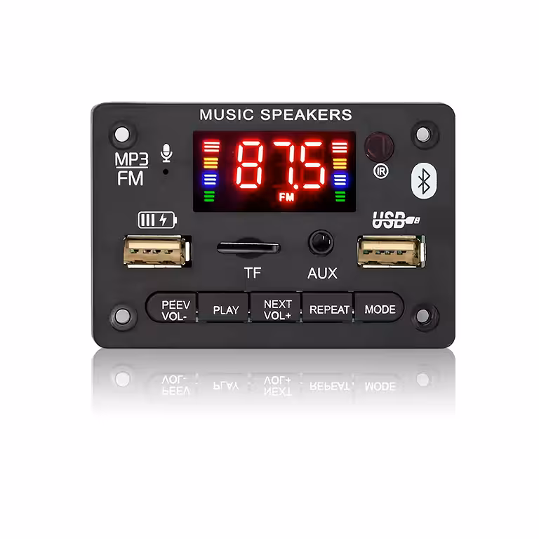 Bluetooth audio modul 5.0 s FM radiom, MP3 i stereo pojačalom 2x40W 5V/12V
