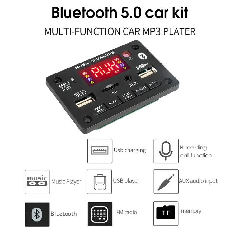 Modul s MP3 playerom, FM radiom i Bluetooth 5.0 za DIY projekte