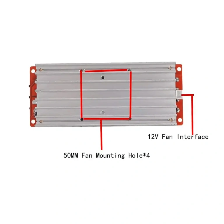 Boost modul s hladnjakom za efikasno hlađenje DC-DC konverter s aktivnim hlađenjem, preporučen za kontinuiranu uporabu
