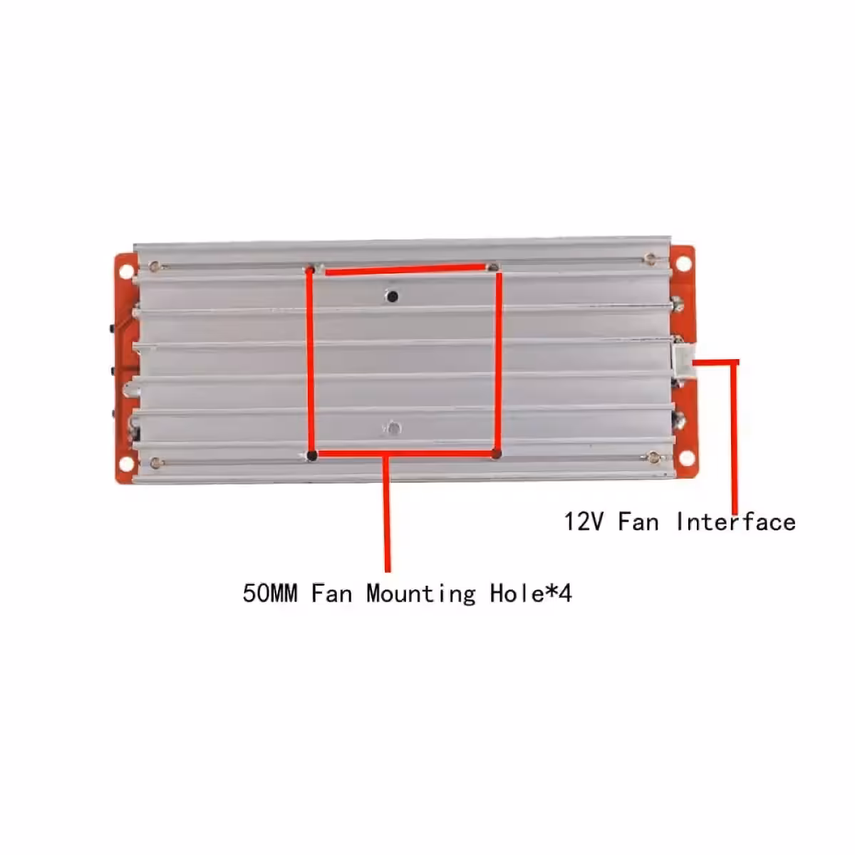 DC-DC konverter s aktivnim hlađenjem, preporučen za kontinuiranu uporabu