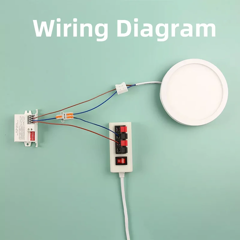 Shema povezivanja senzora pokreta na 220V