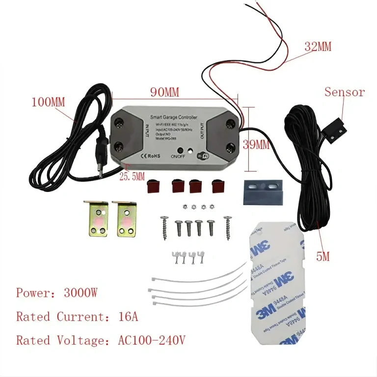 Tuya kompatibilni modul za klizna vrata, s programiranjem i pametnim obavijestima