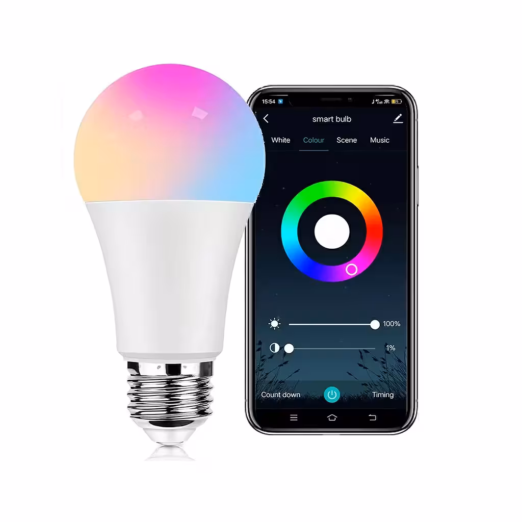 Pametna WiFi LED žarulja RGB Tuya Multicolor – Kontrola putem mobitela