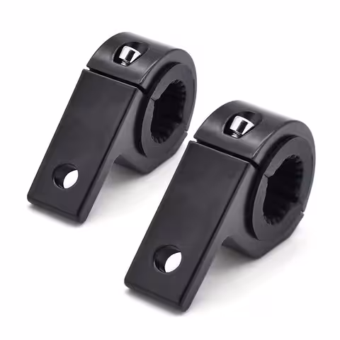 Set 2 univerzalna aluminijska držača 22-32mm za dodatke – Reflektore, kamere, ogledala za romobil, bicikl, moto, ATV