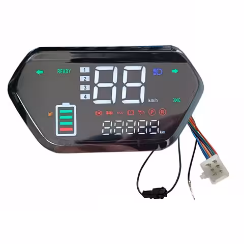 LCD digitalni zaslon za romobil, bicikl, električni skuter, Harley i CityCoco – Kompatibilan 48V, 60V, 72V