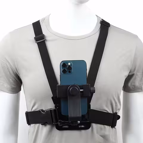 Prsni nosač za telefon i GoPro kameru – podesivi chest mount sustav pričvršćivanja