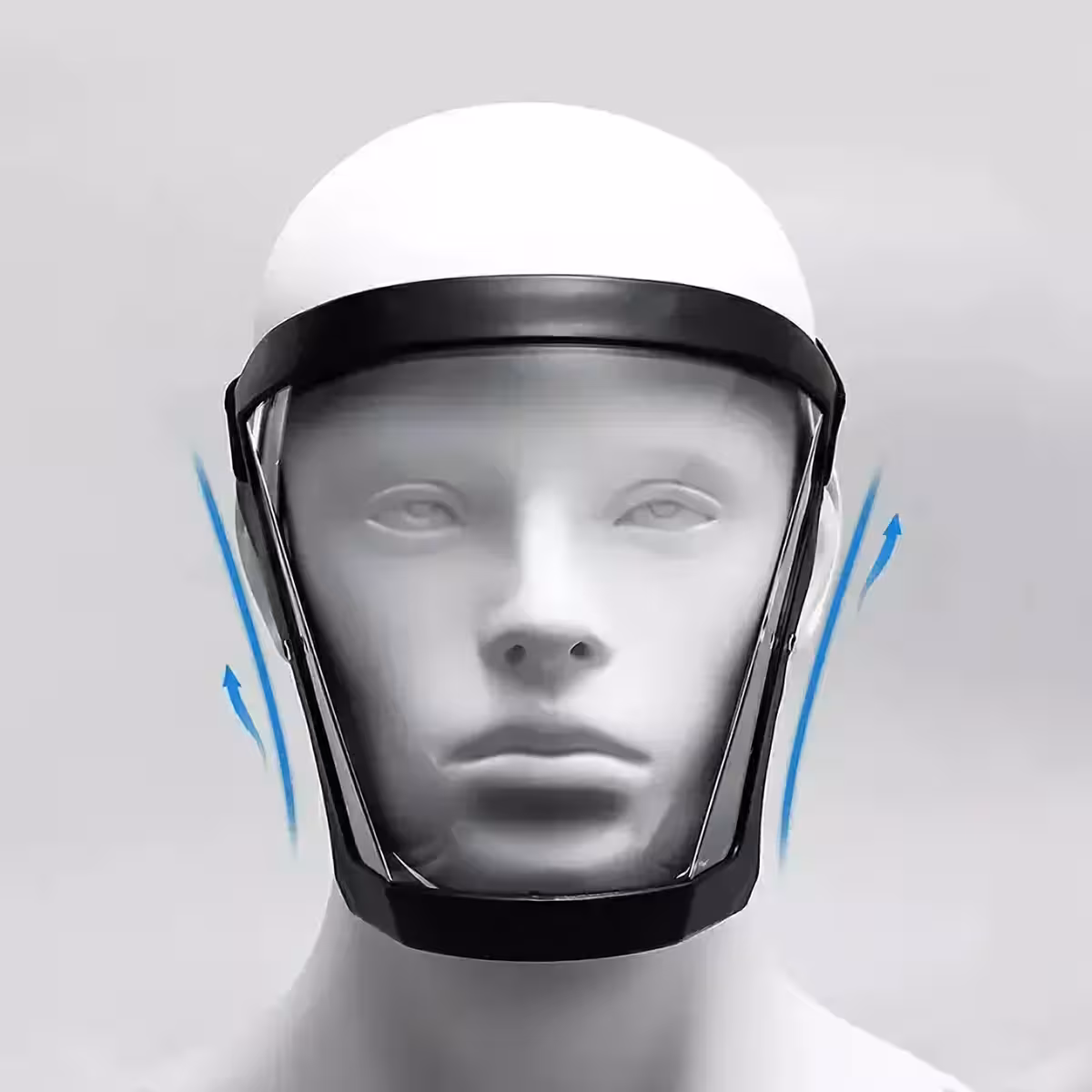 Zaštitna maska za lice korištena pri rezanju drva, zaštita od prašine