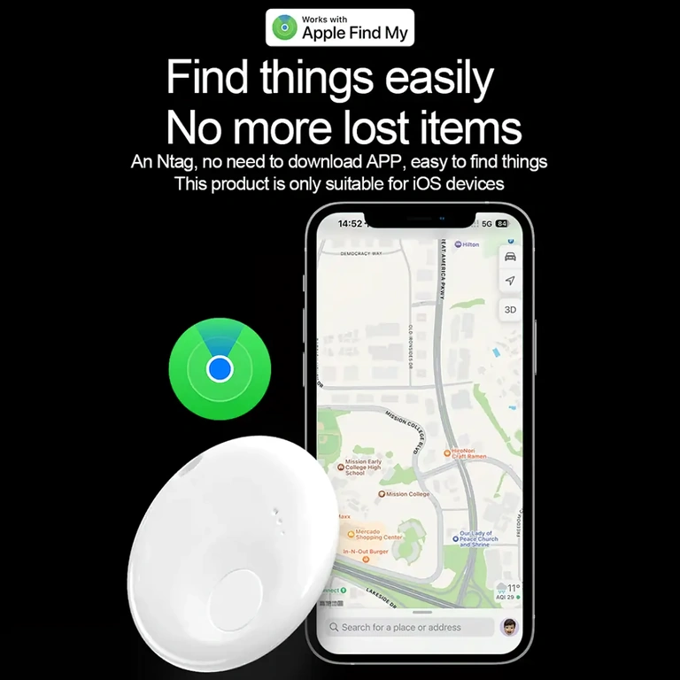 GPS uređaj koristi Find My mrežu za lociranje
