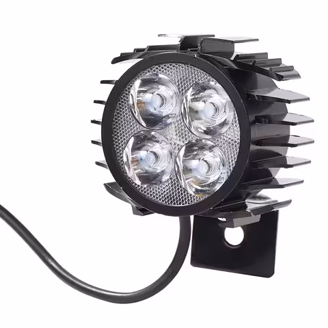 LED far sa integriranom sirenom za električni romobil i bicikl – 12V-72V snažan i izdržljiv