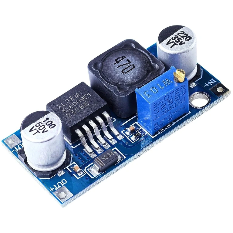 Komponente XL6009 modula Slika glavnih komponenti XL6009 modula