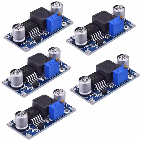 Set 5 komada – XL6009 DC-DC boost pretvarač 4A Step-Up s podesivim naponom 3V–32V na 5V–35V