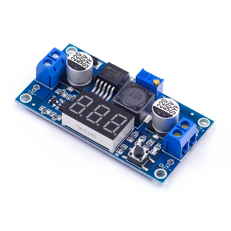 Makro LM2596 step-down modula s prikazom i podešavanjem napona